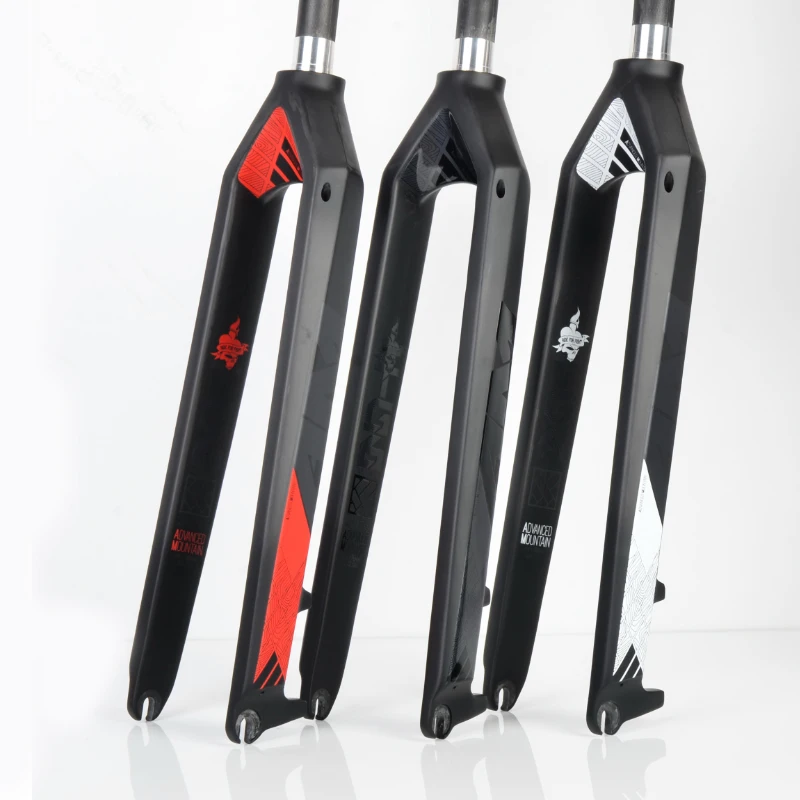 2014 Новый AM TG6 26/27. 5/29er pouces 3 K fourche en fiber de carbone vélo vtt route VTT piéces 1 1/8|Велосипедная вилка| |