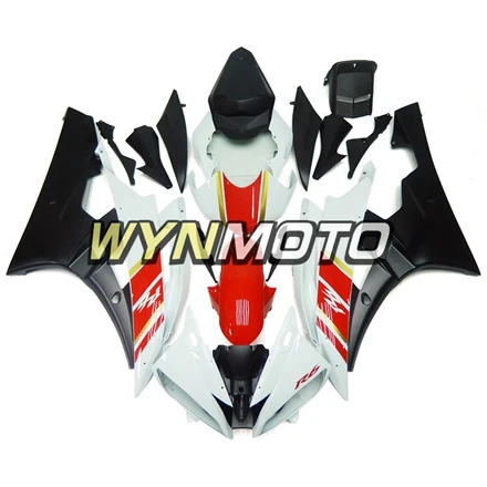 Полный инъекции пластмассы ABS Обтекатели для Yamaha YZF R6 2006 год 2007 06 07 мотоциклов Полный комплект обтекателя Кузов черный, красный крышка