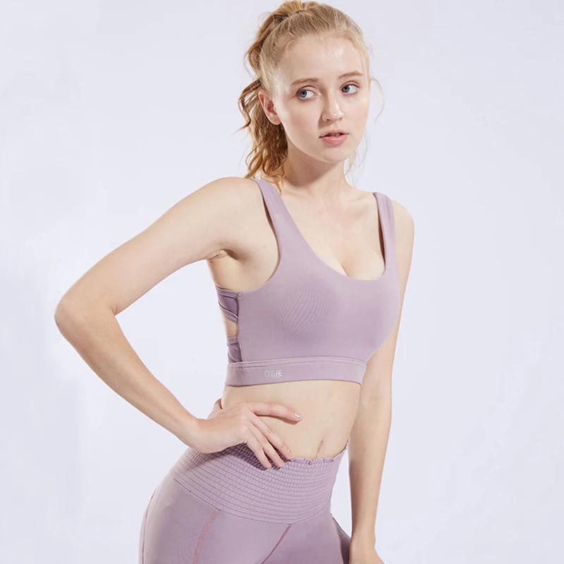

FeelKe Lovely Sport Bra High Quality Backless Women's Gym Bra