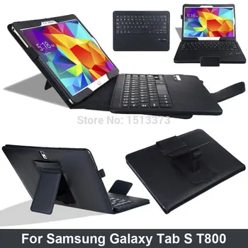 

Convenient Mobile Office Premium Bluetooth ABS keyboard Leather Case For Samsung Galaxy Tab S 10.5inch T800 T801 T805