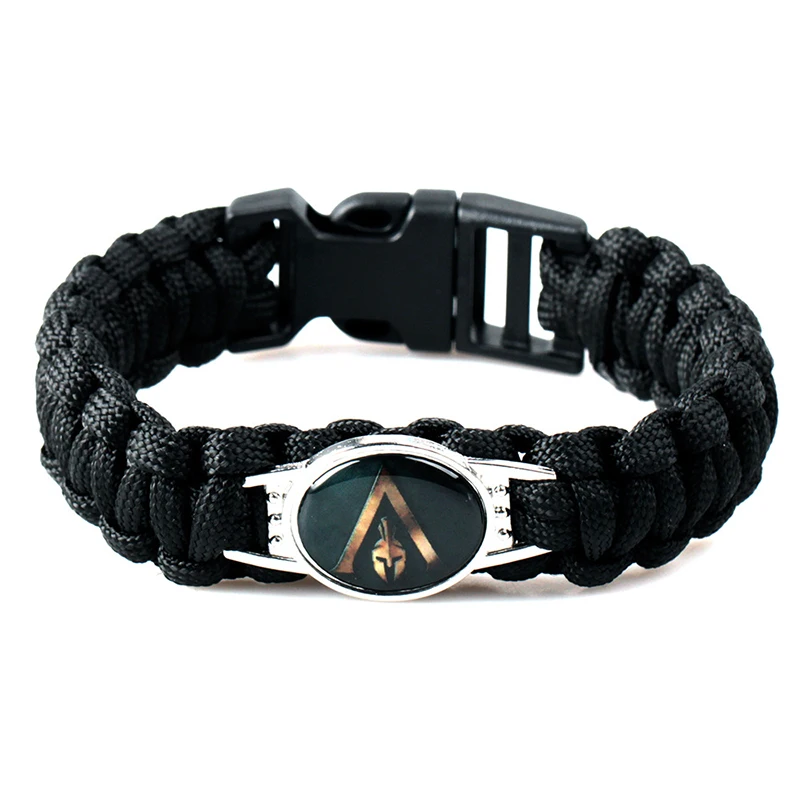 

Assassins Creed Odyssey Bracelet DIY Handmade Punk Braided Bangle Bracelet