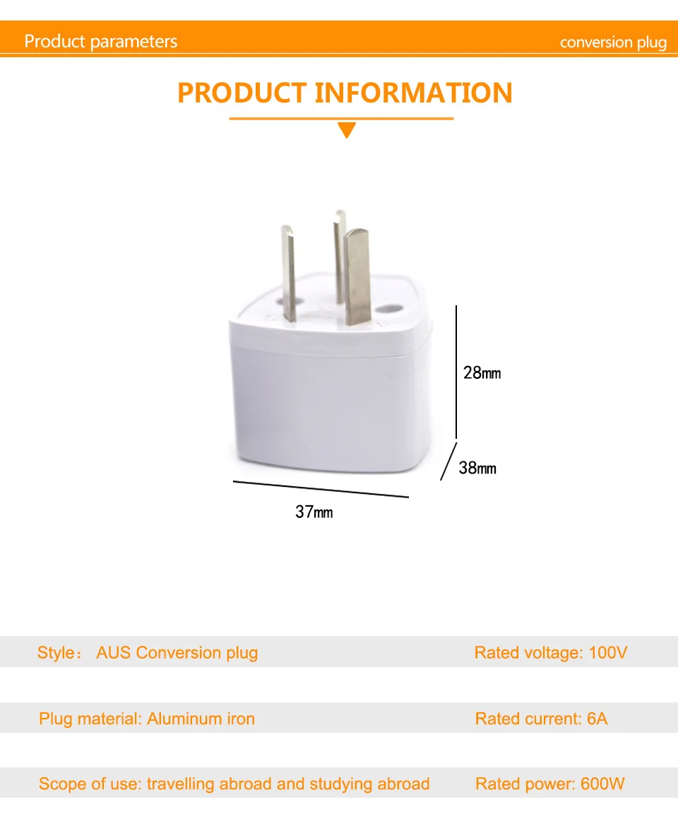 Multifunction AUS Travel Conversion Socket To The Australia New Zealand Transform Plugs Adapter travel Abroad Gadgets (8)