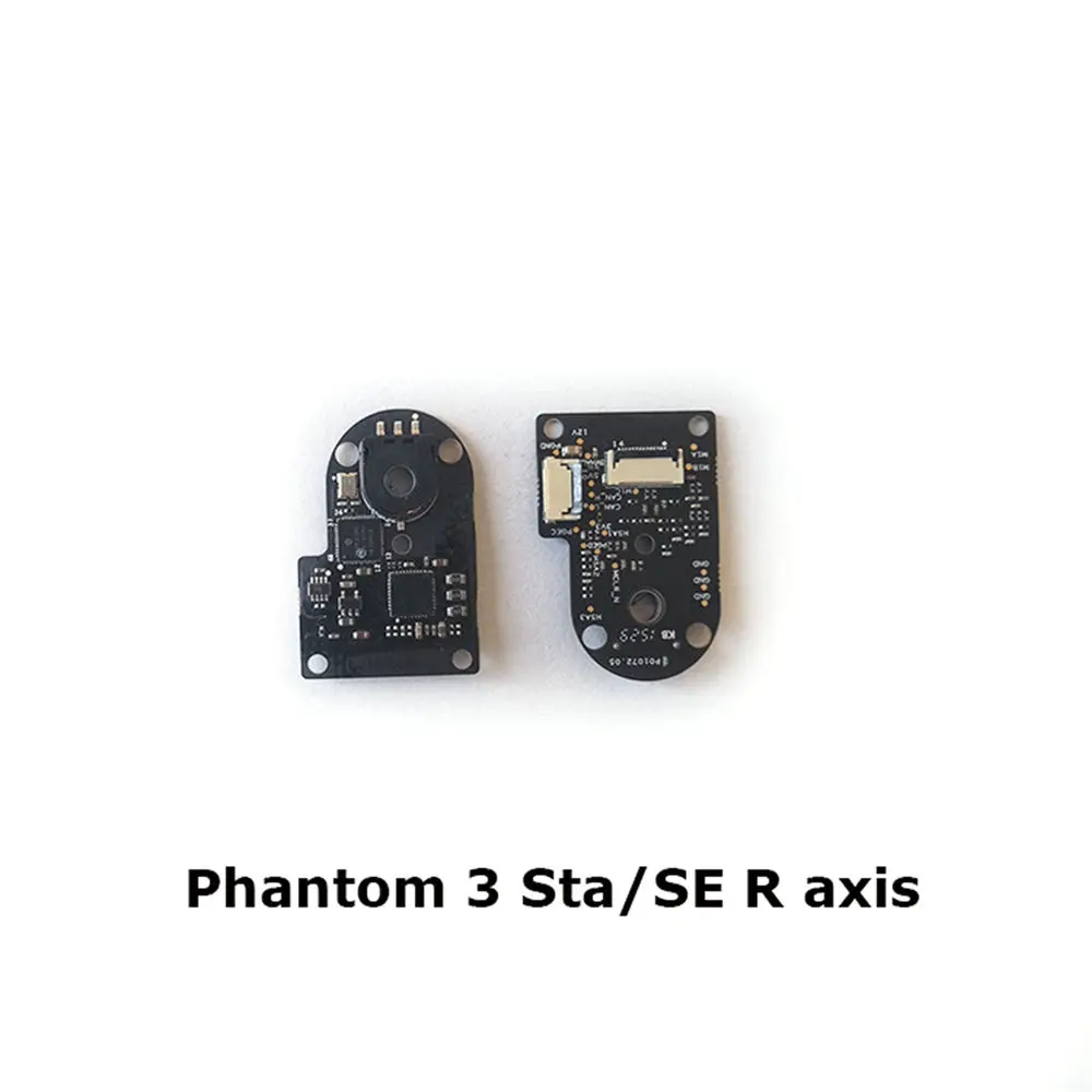 R axis/P axis ролл мотор ESC чип печатная плата для DJI Phantom 3 Sta/SE/Adv/Pro gimbal профессиональная доска drone аксессуары б/у - Цвет: R axis for Sta SE