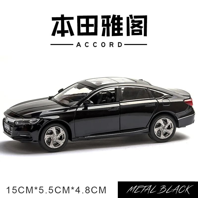 1:32 Honda Accord модель автомобиля сплав моделирование звук и светильник оттягивание