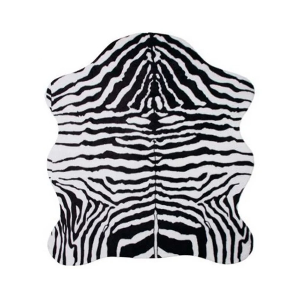 Мускулистые коврики и ковры для дома, гостиной, искусственный коврик в форме животного, мягкие и милые коврики с рисунком зебры для гостиной, 140x160 см