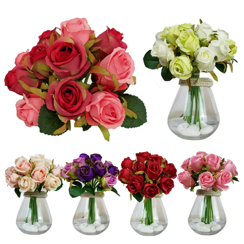 1lot Home Wedding Decoration Flowers High Quality Artificial Flowers