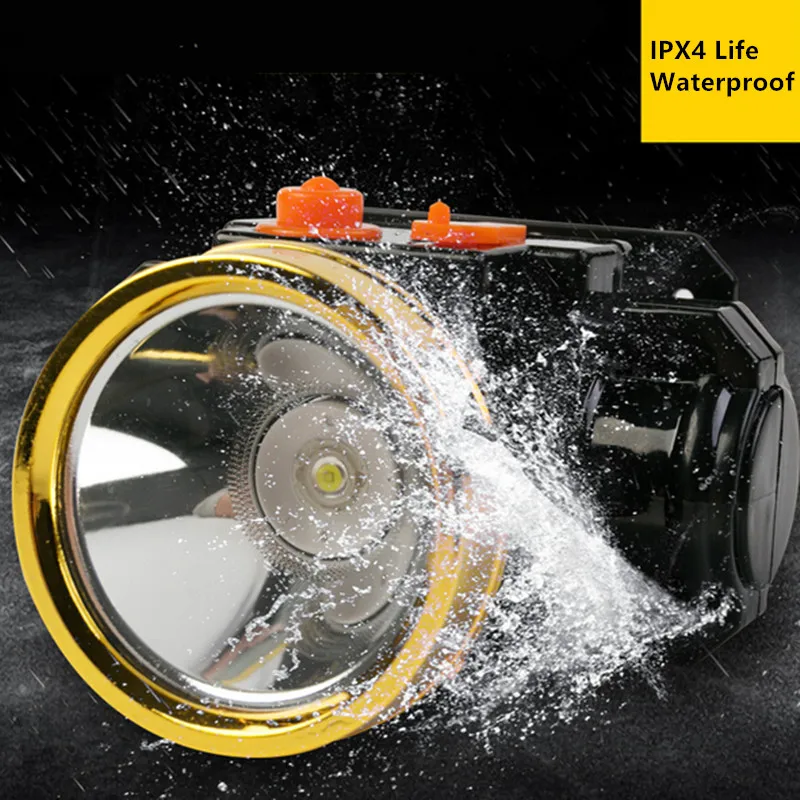 

35W LED Headlamp Outdoor Lighting Stepless Dimming Headlight Waterproof Flashing Torch Lantern 18650 Head Lamp