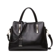 LAORENTOU Cow Leather Handbag For Women Luxury Fashion Shoulder Lady s Bag Made Of Genuine Leather
