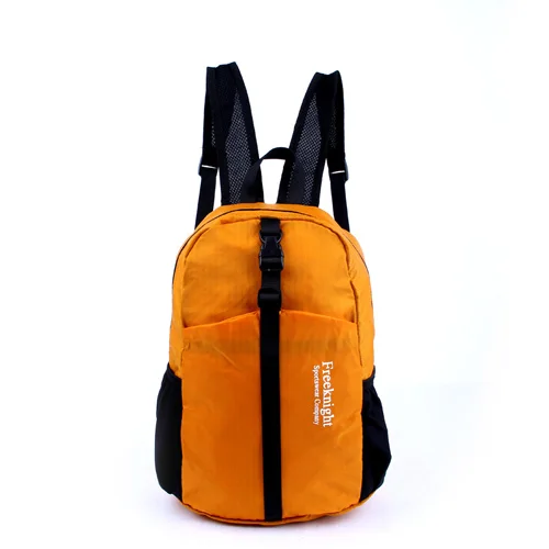 Для отдыха на открытом воздухе Спорт двойной Сумка Портативный путешествия Super Light нейлон Водонепроницаемый Альпинизм складной сумка - Цвет: orange