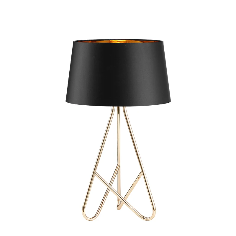 

Ditoon Postmodern Led Table Lamp Bedside Lighting Bedroom Nordic Design Luminaire Metal Cloth Lamp Shape Black White Luster