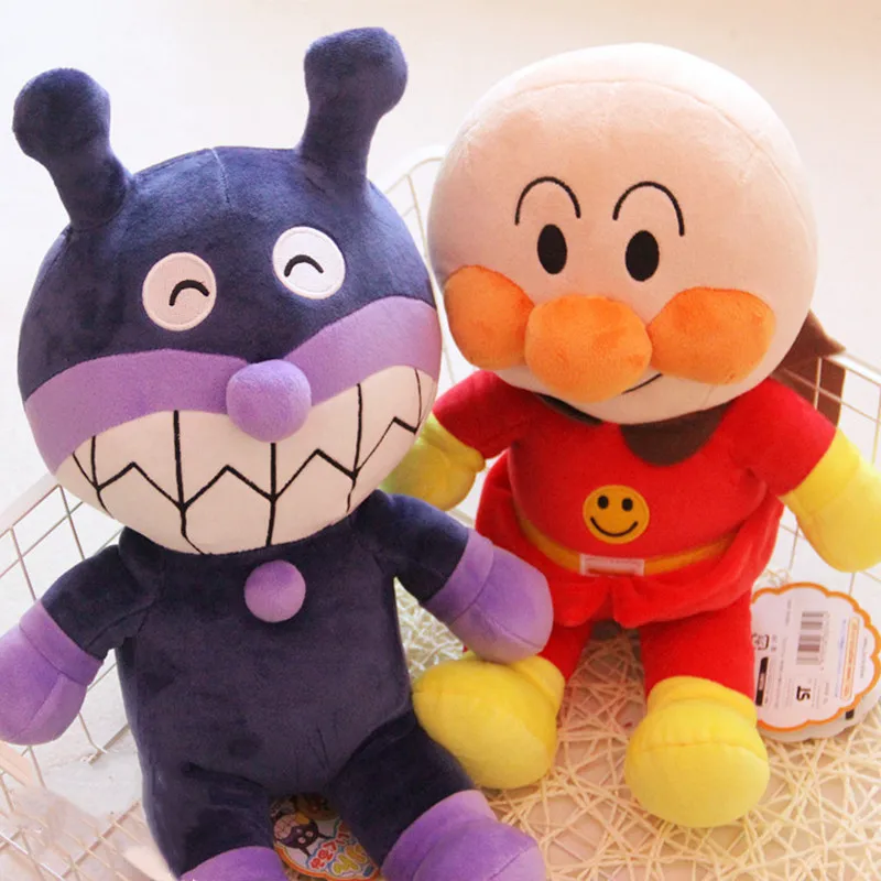 18cm36cm Japan anime plush doll bread superman plush toys children doll anpanman bacteria doll ragdoll birthday gift 9