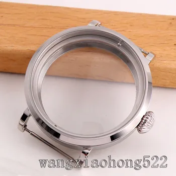 

46mm polished Vintage Mens Watch case fit eta 6497 6498 movement