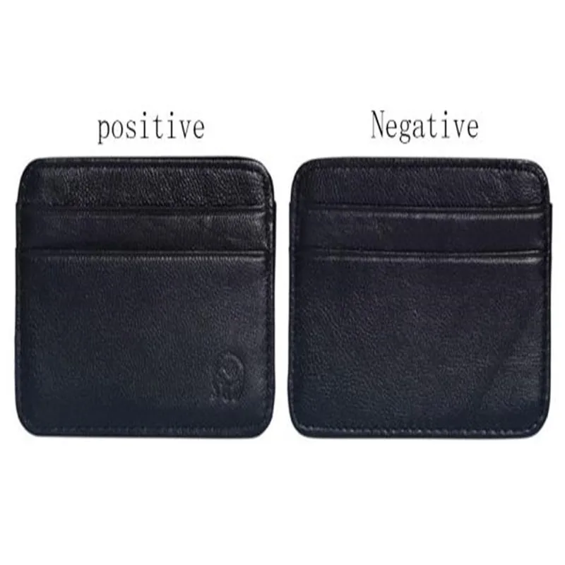 ZHDAOR Slim Credit Card Holder Mini Wallet ID Case Purse Bag Pouch tarjetero porte carte bancaire porte carte 40MA1109