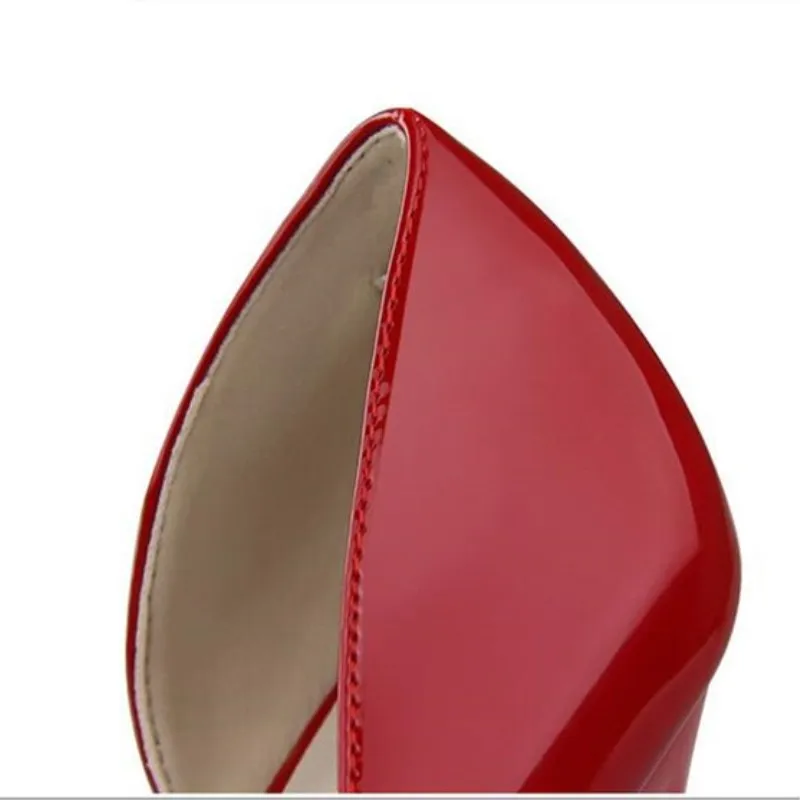 2019 New Fashion high heels women pumps thin heel classic white red nede beige sexy prom wedding shoes Blue Red wine