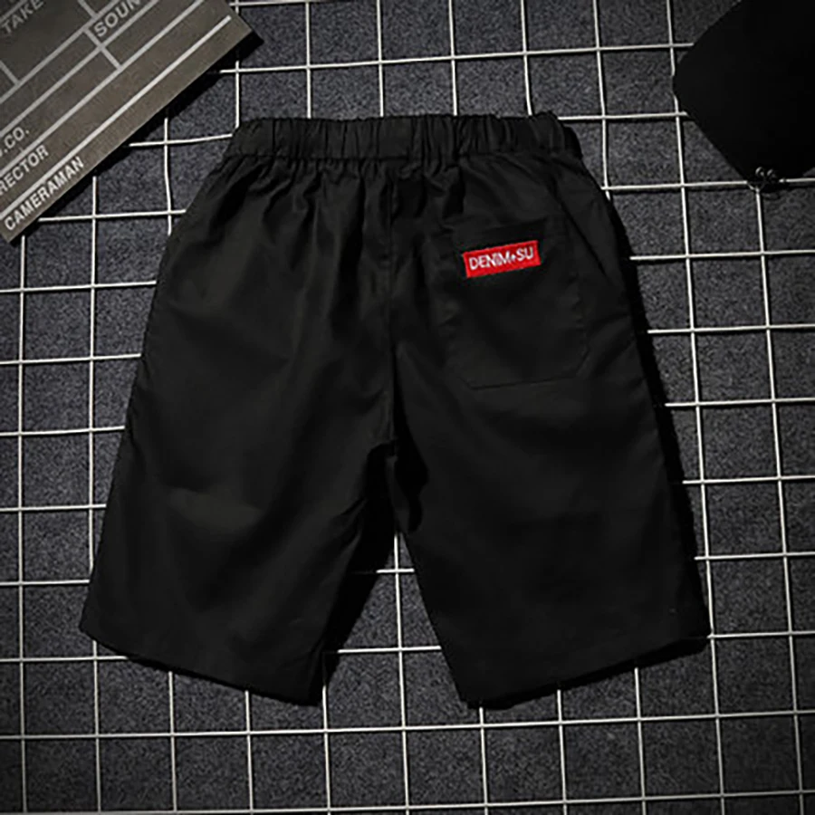 

Black Drawstring Shorts Big Size Zip Mens Workout Shorts Chino Summer Hiphop Chorts Hombre Pantacourt Man Fashion 2019 40XD040