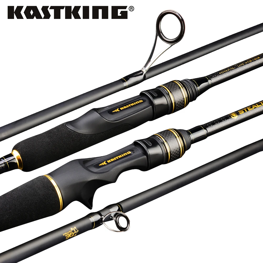 KastKing Stealth 1,98 до 2,18 м спиннинговое Литье удочка с F/MF Action Fuji Guide и Toray 30-Ton Углеродные заготовки приманка Полюс