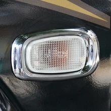 Автомобиль Стайлинг для Toyota Land Cruiser Prado J120 2003-2009 ABS Chrome лампы боковой индикатор мигалка поворотов свет крышка планки
