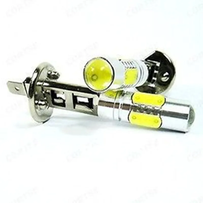 

Free Shipping 2 Pcs High Power For White LED Bulb 7.5W Fog Driving Lights Bulb Lamp H1 6500K