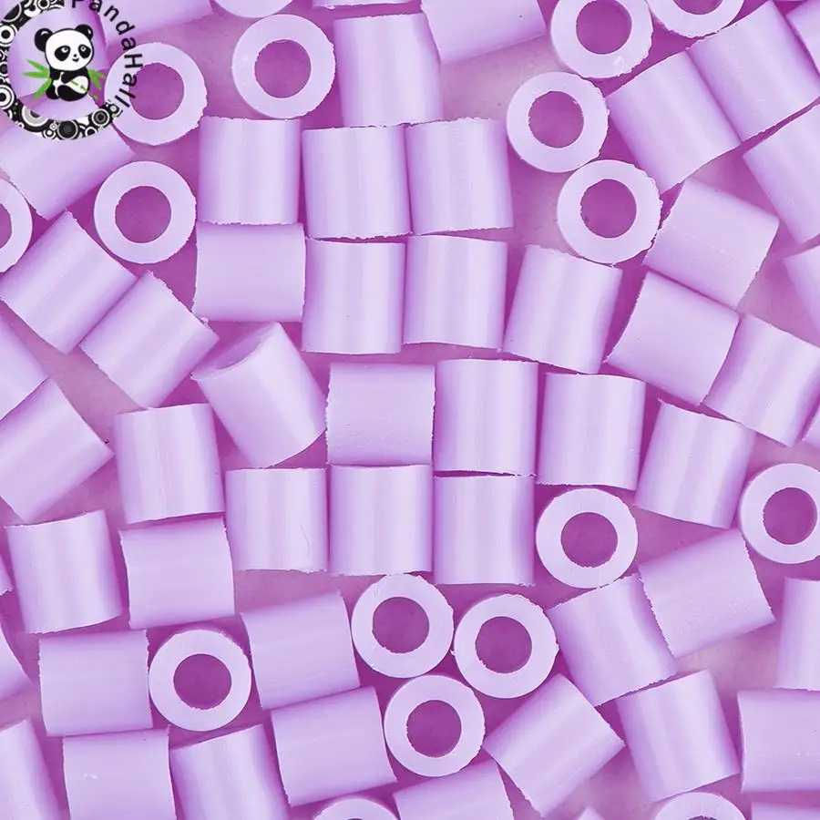 1 коробка 5 мм мелкие Бусины PE DIY предохранители бусины Perler для детей трубка сирень