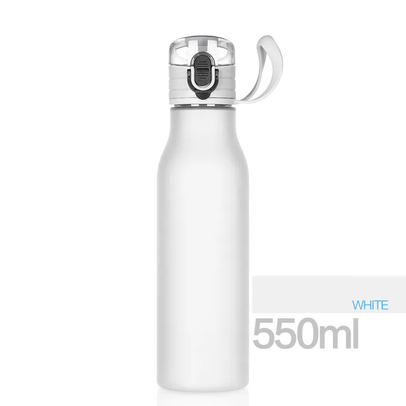 Universal frosted cup wholesale plastic cup sports water bottle cylindrical solid color black Travel Cup Carry Loop Apr10 (10)