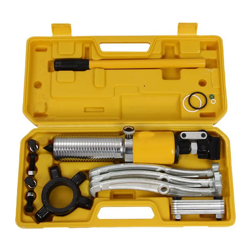 

Max Working Pressure 10 Ton 3 Jaws Hydraulic Separator Hub Puller Gear Bearing Garage Tool Set Kit