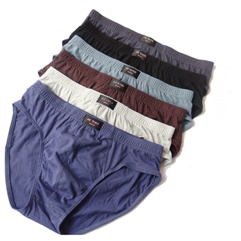 2017 Новый Краткое мужские brandSolid Трусы 4 шт./лот Мужские хлопок Бикини Underwear Брюки