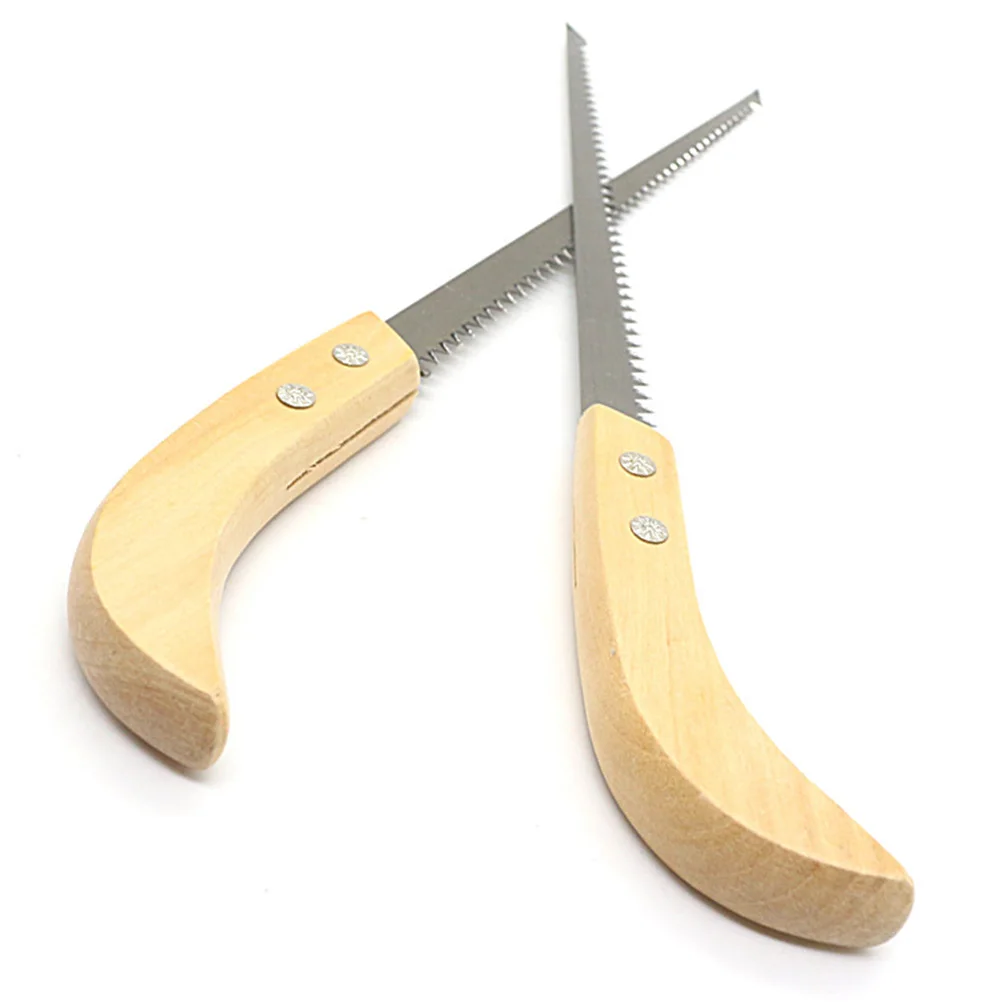 

Mini Size Gypsum Board Mini Saw Wall Panel Saw Sharp Pocket Garden Saw Wooden Handle Wall Panel Saw(Silver+Beige)