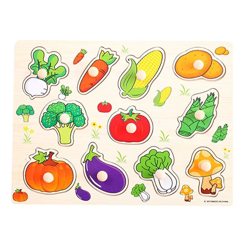 Baby-Wooden-Vegetable-Jigsaw-Children-Grasping-Puzzle-Toys-Early-Learning-Educational-Hand-Grasp-Wooden-Plate-Toys (2)