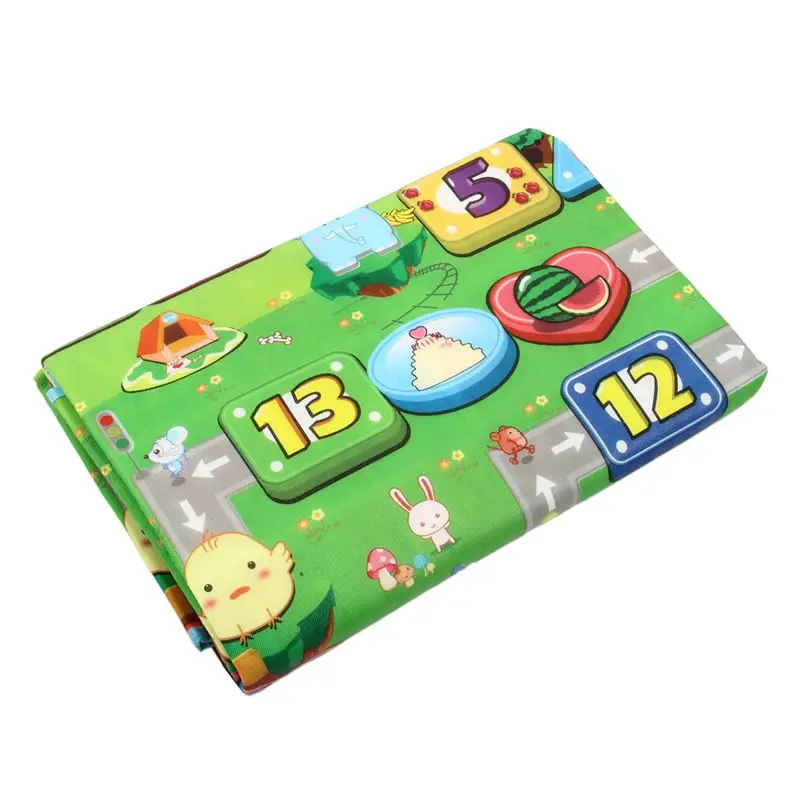 Двойная сторона Водонепроницаемый малыш мягкая сканирование подстилка, одеяло для пикника игровой коврик-Mon opoly + фрукты символов