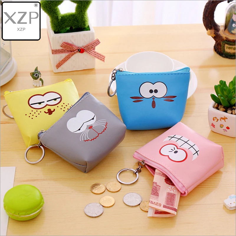 

XZP Cat Coin Purses Women Wallets Small Cute Cartoon Animal Card Holder Key Bag Money Bags for Girls Ladies Purse Kids Children