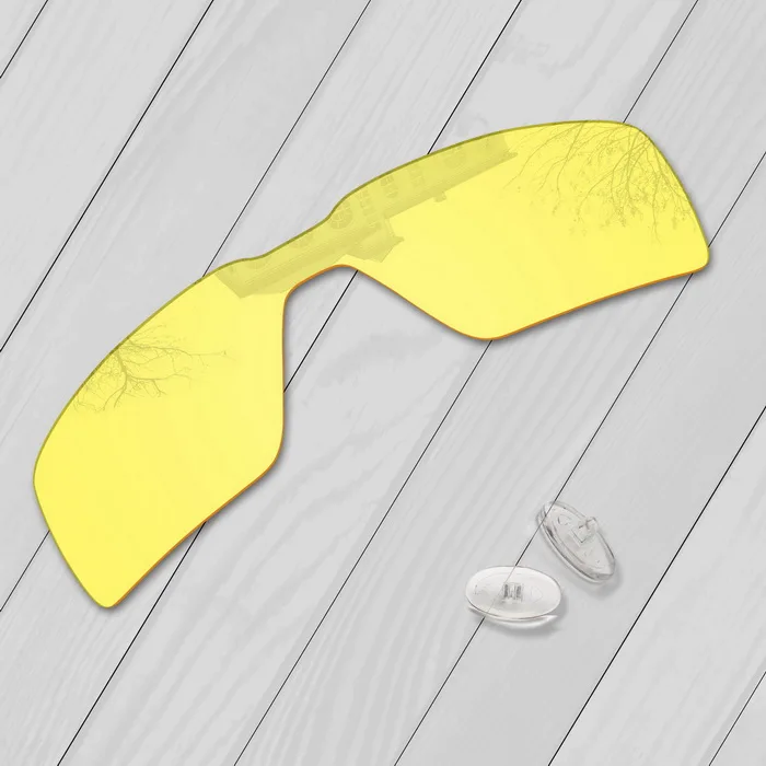 E.O.S поляризованные улучшенные Сменные линзы для солнцезащитных очков Оукли пробации-несколько вариантов - Цвет линз: HD Yellow-Nose Pads