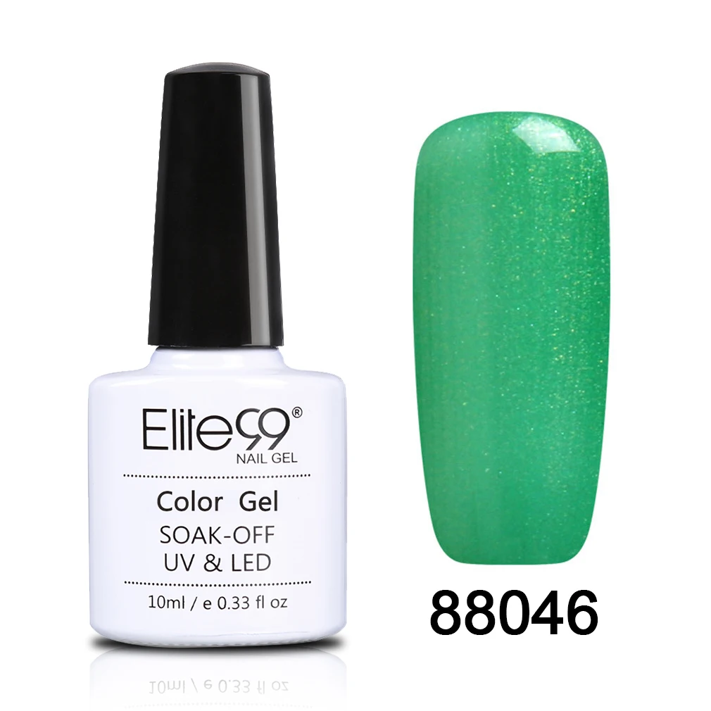 Elite99 10 мл сменный Гель-лак для ногтей микс с цоколем цветной гель Halo эффект Гель-лак замочить от гель-лаки для ногтей DIY Дизайн ногтей - Цвет: 88046