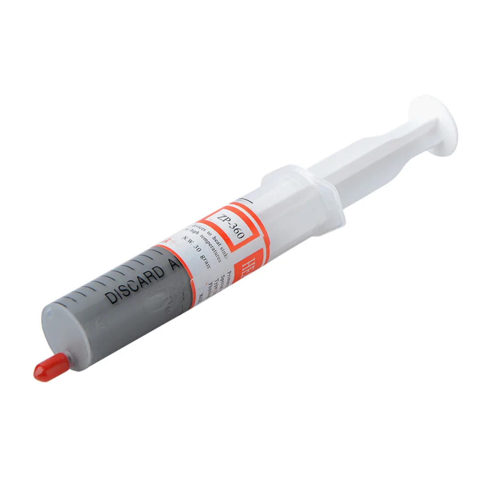 30g رمادي شحم حراري لصق مجمع سيليكون موصل الجص غرفة تبريد ل جهاز كمبيوتر شخصي وحدة المعالجة المركزية الحرارة بالوعة رقاقة