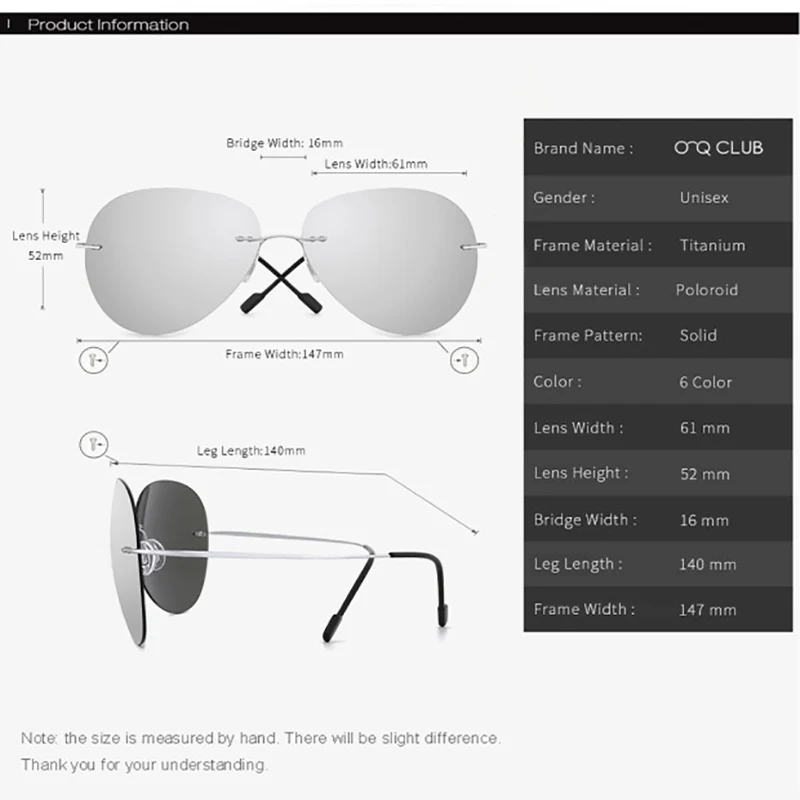 O-Q, Клубные Мужские Винтажные титановые поляризованные солнцезащитные очки, классические брендовые дизайнерские солнцезащитные очки, покрытие линз, очки для вождения для мужчин/женщин