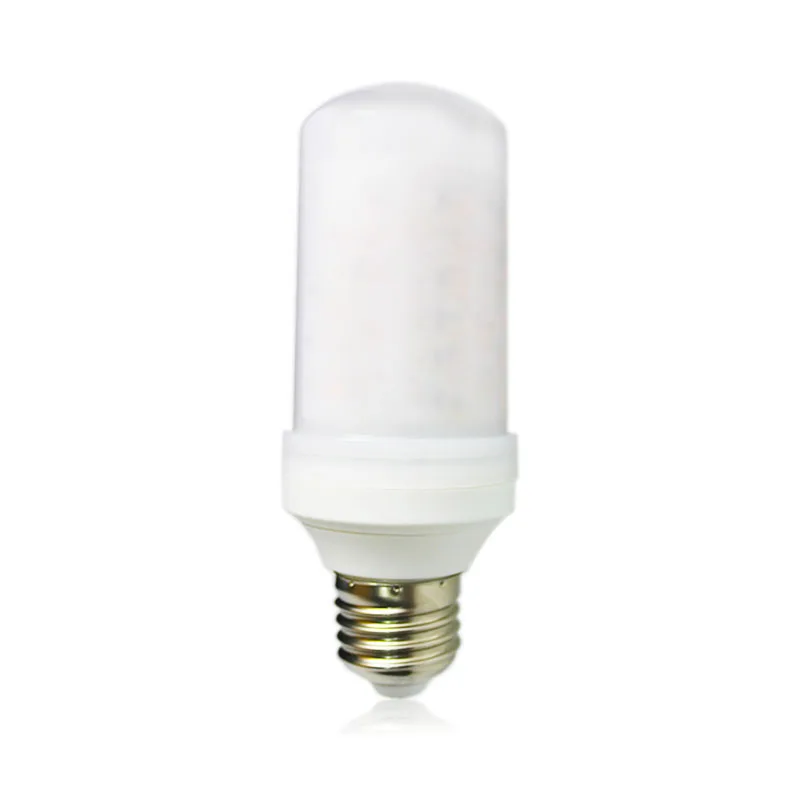

LED Flame Effect 99PCS Super Bright 2835SMD 7W AC110 220VSimulated Nature Fire Light Corn Bulbs E27 Christmas Decoration Lamp