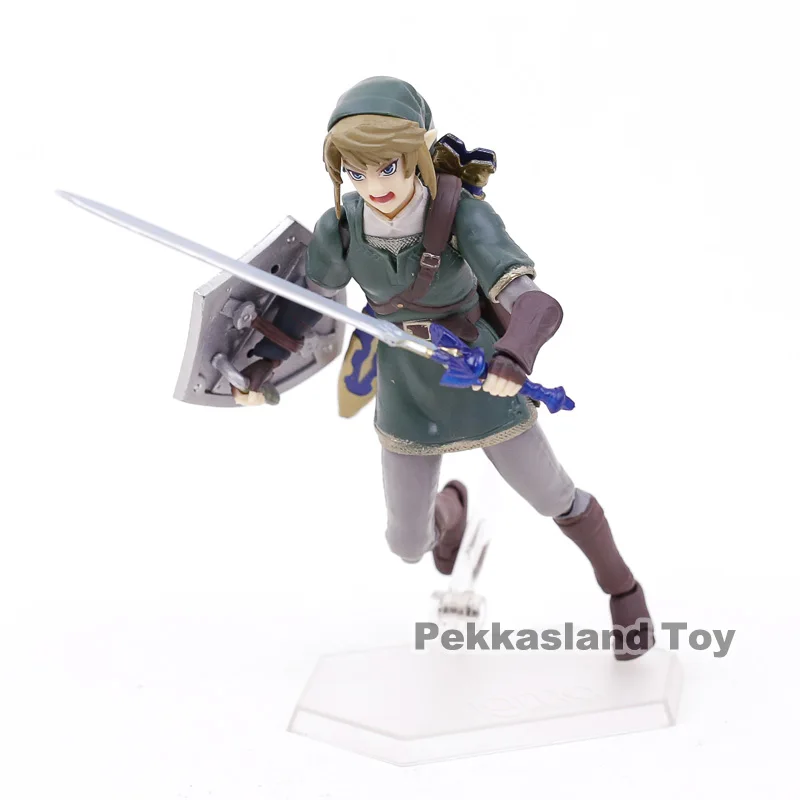 Figma 319 Link Twilight Princess Ver. ПВХ фигурка Коллекционная модель игрушки|Игровые фигурки и