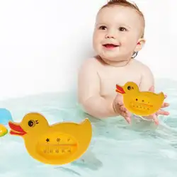Детский душ термометр Температура воды желтая утка мультфильм милый для ванной Ванна товары для купания Дети младенческой комн