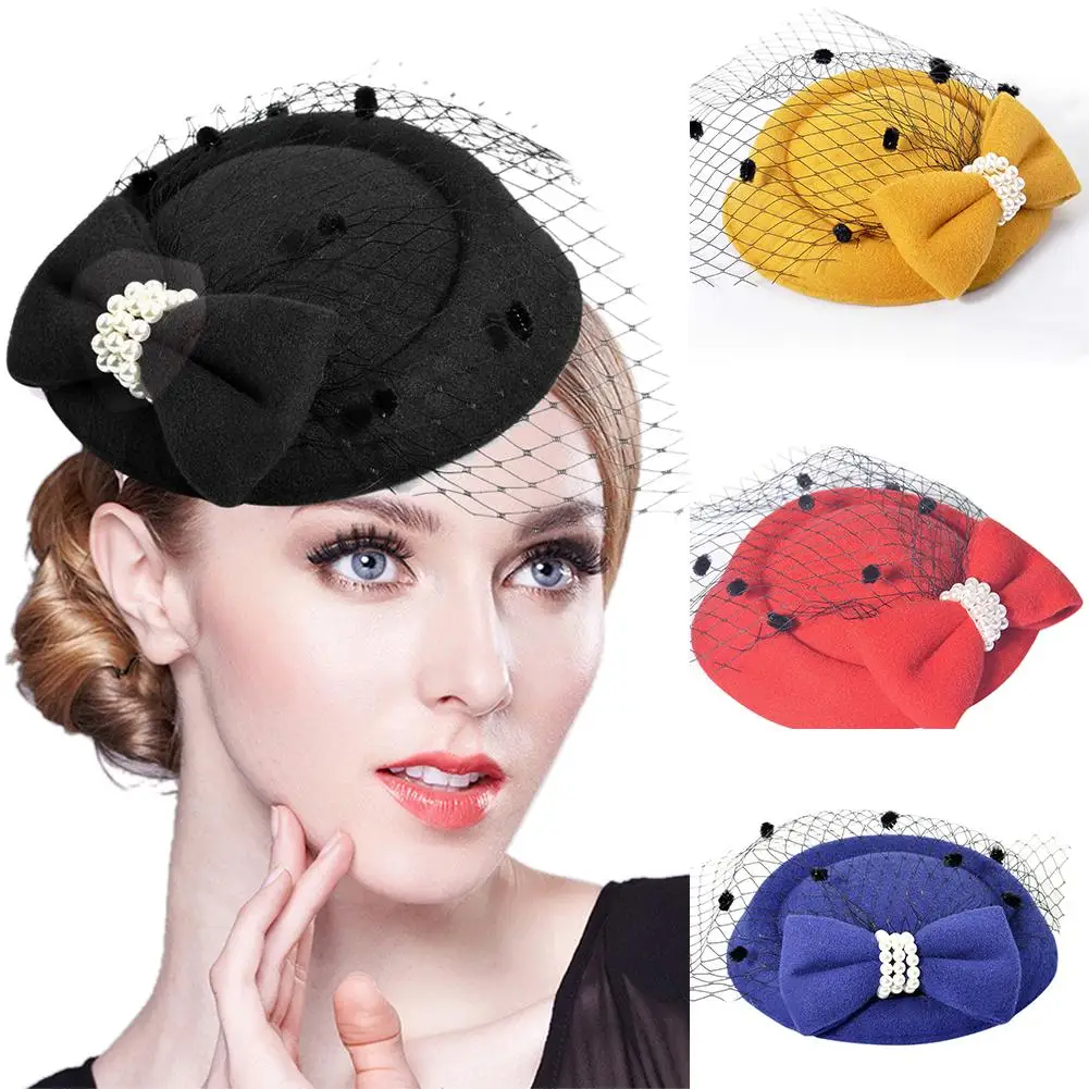

Fascinators Headband Tea Party Flower Derby Hat for Women #BW