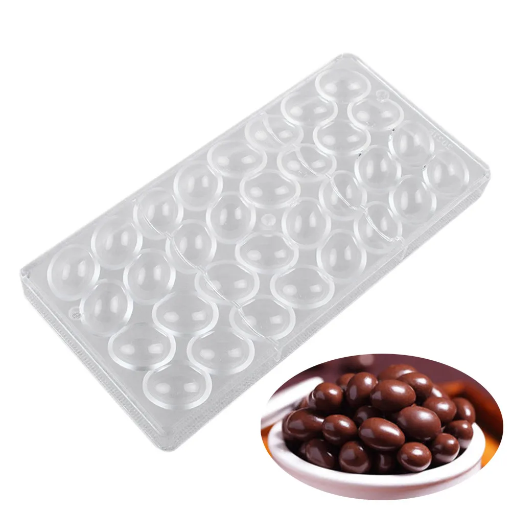 Oval chocolate mould DIY Hard Clear Olive Shaped Chocolate Mold 3D Polycarbonate Chocolate