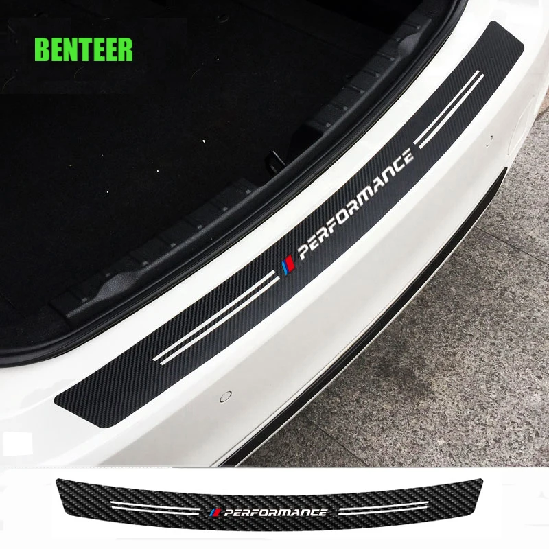 

Carbon fiber power performance M car rear bumper sticker for bmw E34 E36 E60 E90 E46 E39 E70 F10 F20 F30 X5 X6 X1