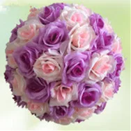 6,8 дюймов(17 см) мята зеленый цветок мяч центральные шелковые розы декоративный висящий цветочный шар Свадебный целующийся шар Pomander Декор - Цвет: 18