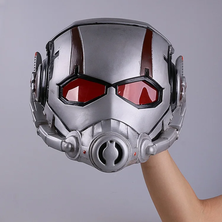 Человек-муравей Maschera Antman костюм Ресина человек-муравей Шлем ПВХ Косплей Maschera di тушь для Хэллоуина маска Бэтмен Железный человек Шлем