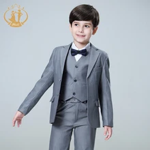 Nimble Suit for Boy Single Breasted Boys Suits for Weddings Costume Enfant Garcon Mariage Boys Blazer Jogging Garcon Grey nimble suit for boy terno infantil costume enfant garcon mariage boys suits for weddings costume garcon mariage boy suits formal