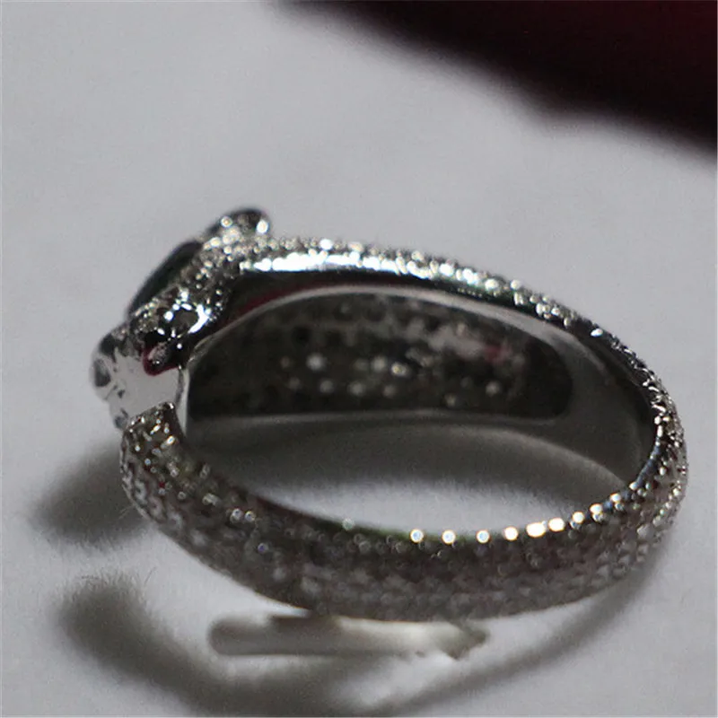 Женское кольцо из белого золота 18 К с бронзовым бриллиантом|diamond full eternity rings|diamond