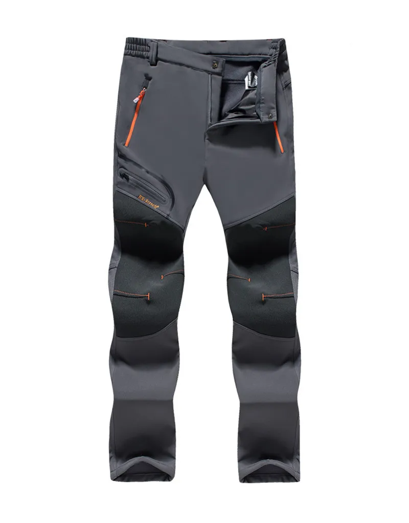 WOLFONROAD флисовые термостойкие водонепроницаемые штаны для походов, походов, кемпинга, рыбалки, походов, лыжных штанов, L-LZCQ-01 - Цвет: Women gray