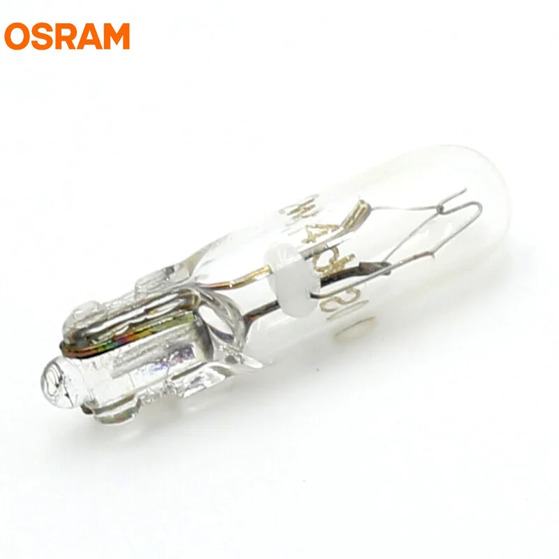 10 шт. OSRAM T5 2721 12 В 1,2 Вт W2* 4.6d оригинальные запасные части инструмента световой индикатор автомобильные лампы стандартные OEM галогенные лампы