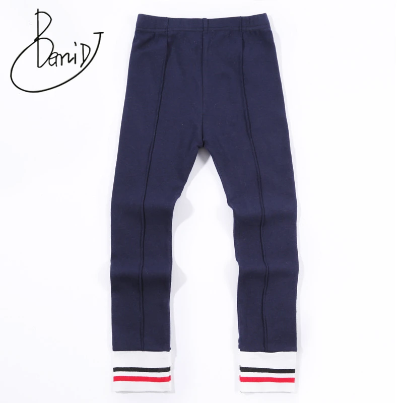 

2019 Fashion Sports Girls Pants Striped Candy Color School Cotton Spring Autumn Pant Leggings Trouser Children Kids Leggings