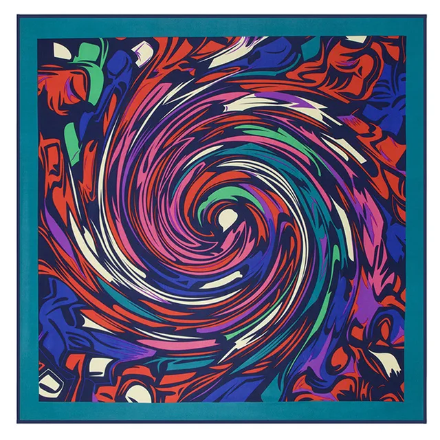 100x100 bohemia paisley bandana plac 100 skośnym jedwabny szal duży