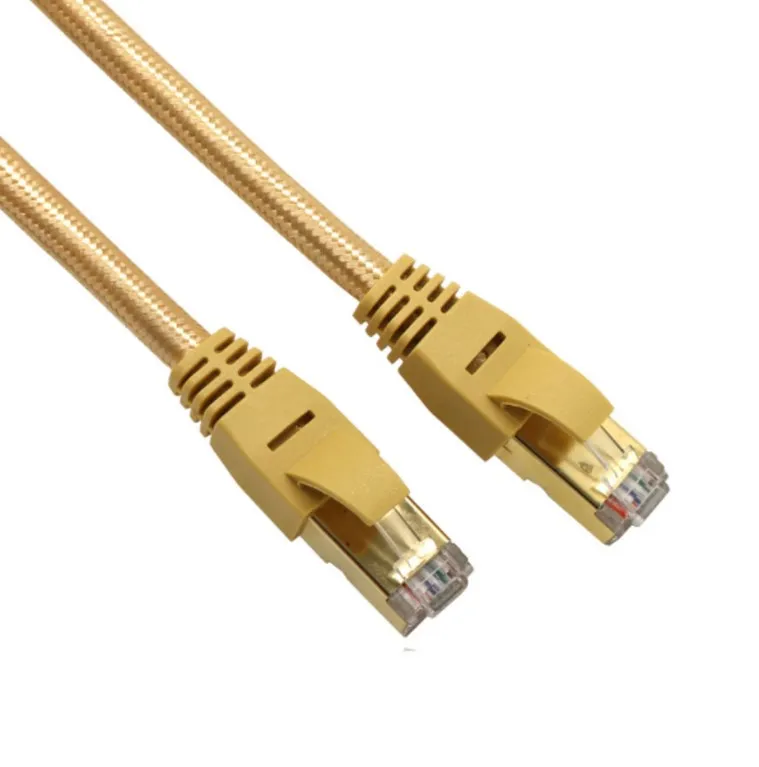 

Seven types of flat network cable green oxygen-free copper network jumper h35