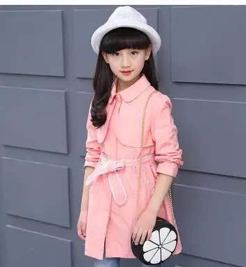 Детская одежда г. Новые весенне-осенние пальто для девочек детские топы, Детская ветровка - Цвет: Розовый